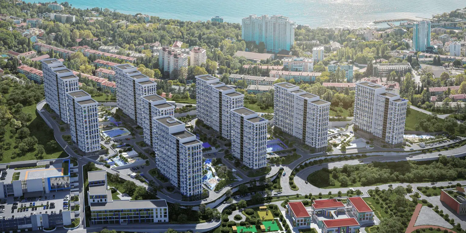 Новостройка: Кислород от застройщика AVA, Сочи — визуализация жилого комплекса (фото 2)