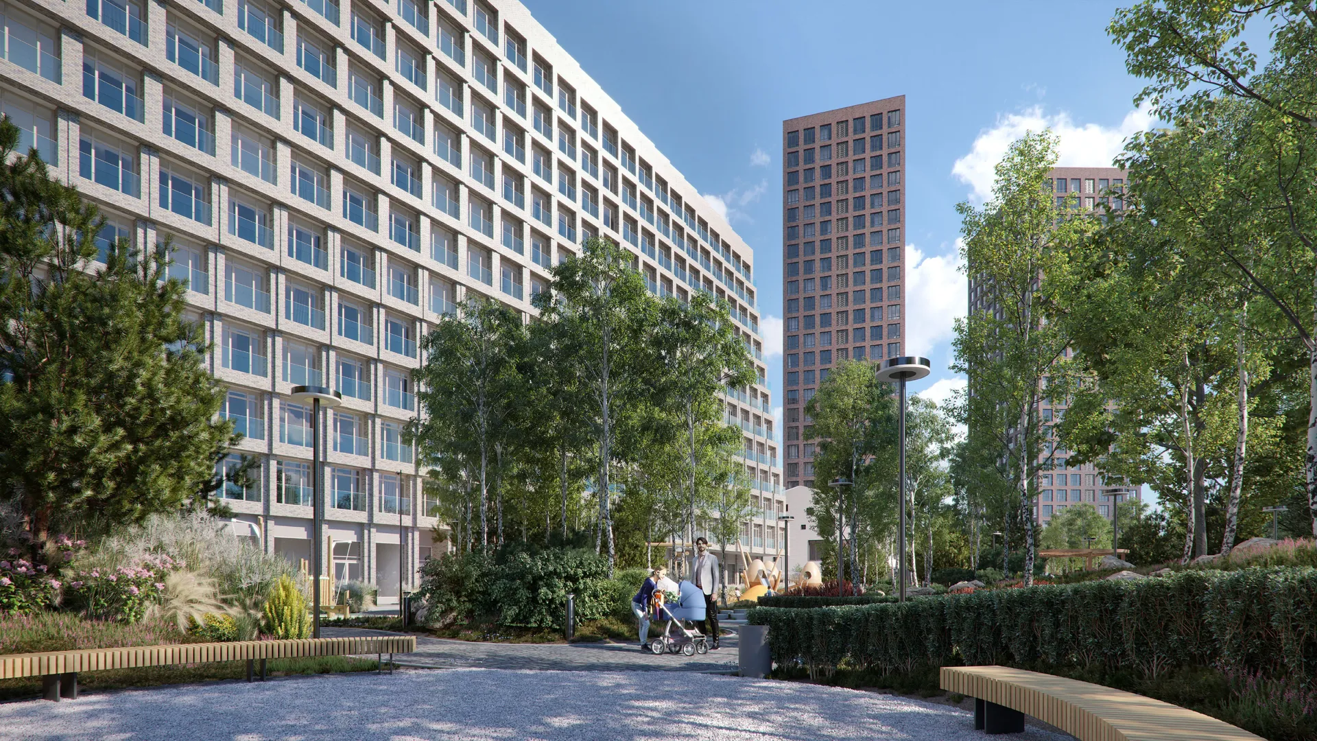 Новостройка: AFI Park Воронцовский от застройщика AFI Development, Обручевский — визуализация жилого комплекса (фото 6)