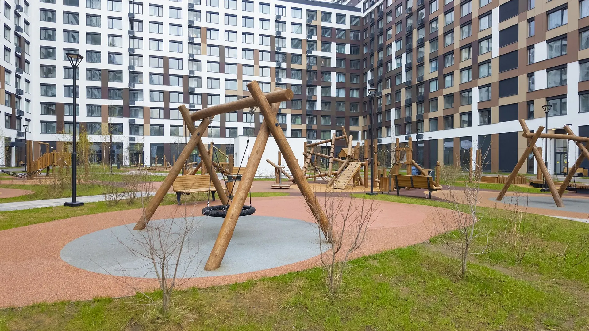 Новостройка: Левел Лесной от застройщика Level Group, Отрадненское с.п. — визуализация жилого комплекса (фото 15)