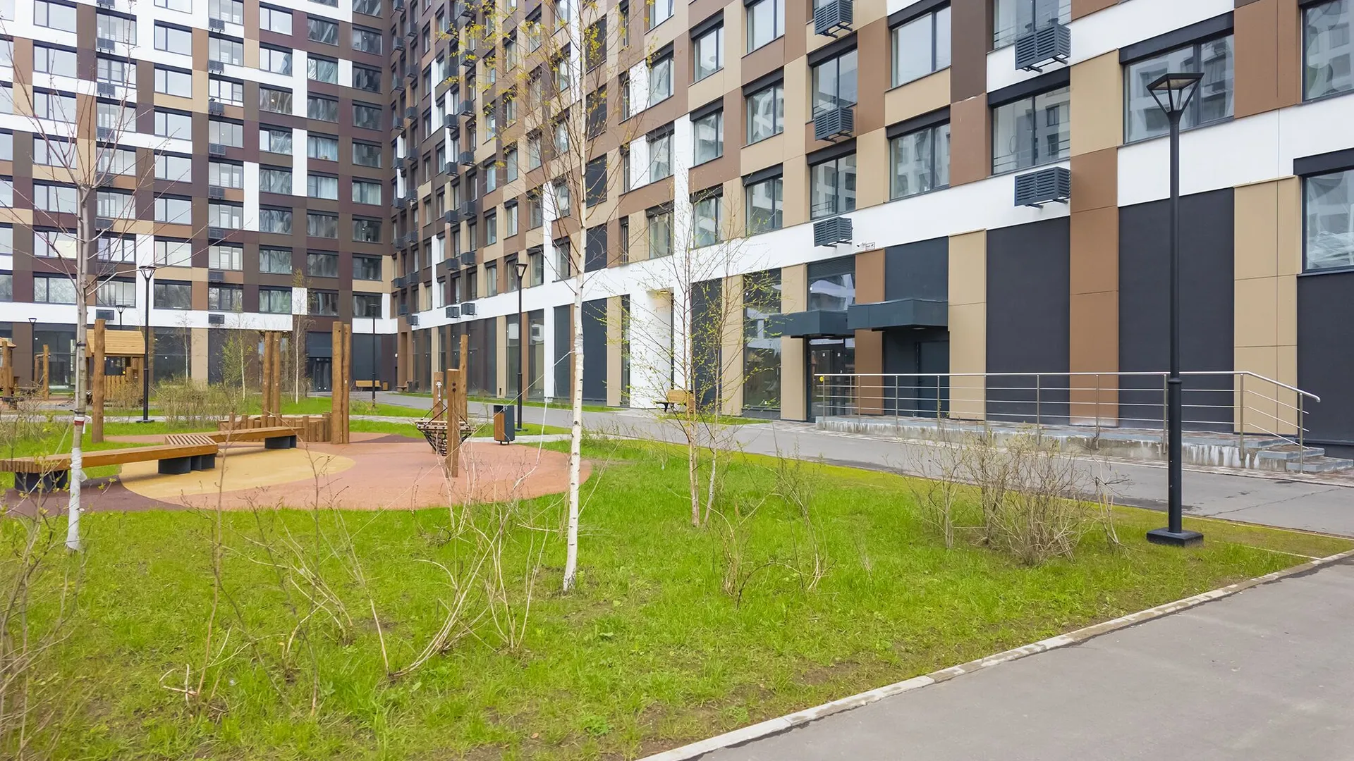 Новостройка: Левел Лесной от застройщика Level Group, Отрадненское с.п. — визуализация жилого комплекса (фото 16)