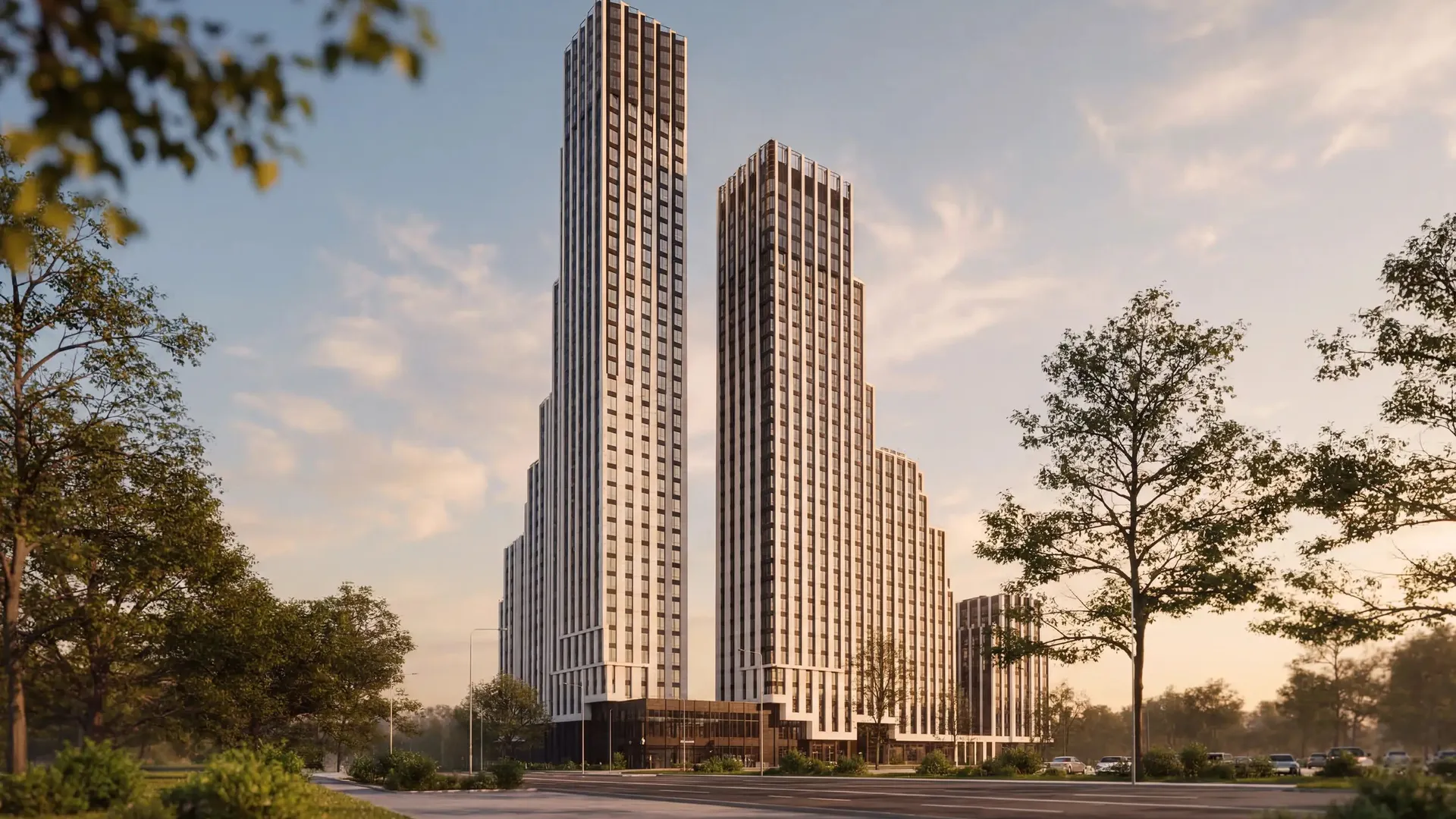 Новостройка: Крылатская 33 от застройщика Сияние, Крылатское — визуализация жилого комплекса (фото 1)