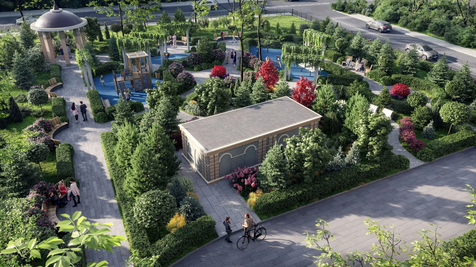 Новостройка: Wellton SPA Residence от застройщика Крост, Хорошево-Мневники — визуализация жилого комплекса (фото 8)