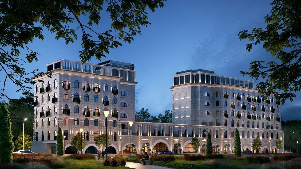 Новостройка: Wellton SPA Residence от застройщика Крост, Хорошево-Мневники — визуализация жилого комплекса (фото 1)
