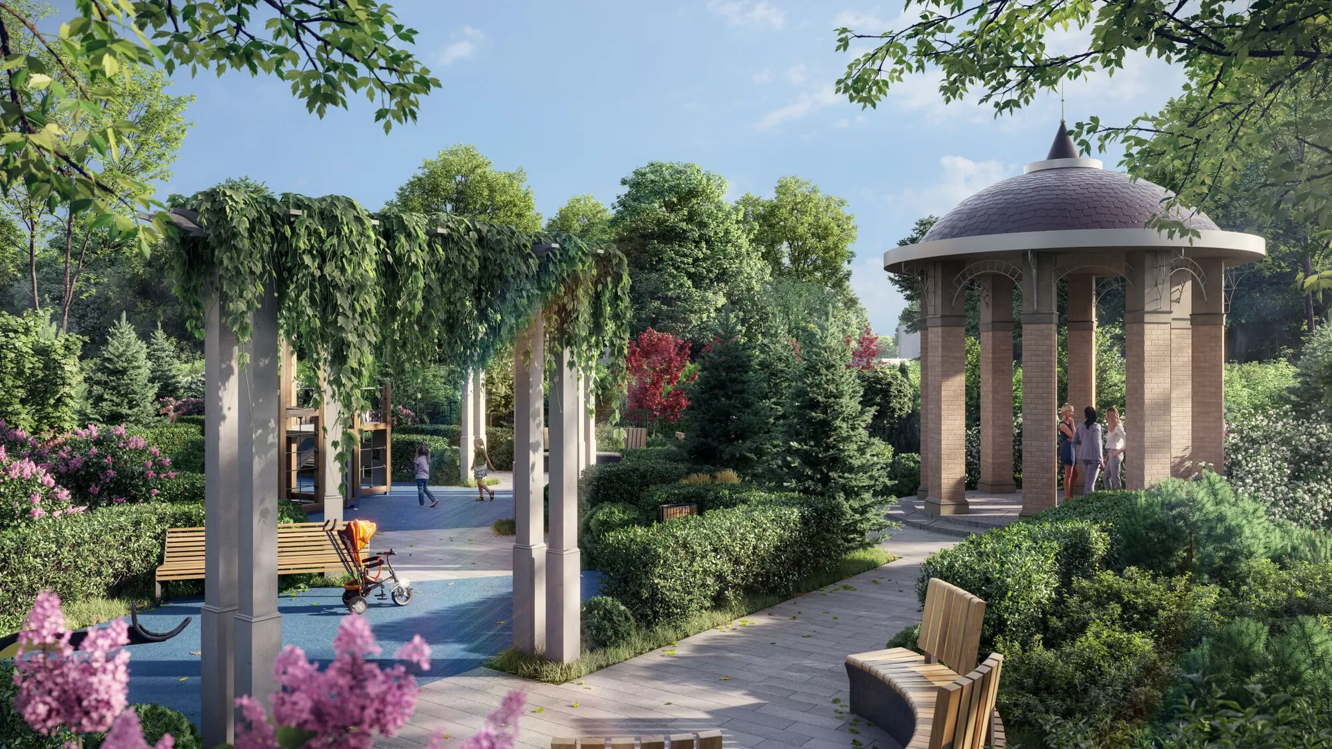 Новостройка: Wellton SPA Residence от застройщика Крост, Хорошево-Мневники — визуализация жилого комплекса (фото 9)