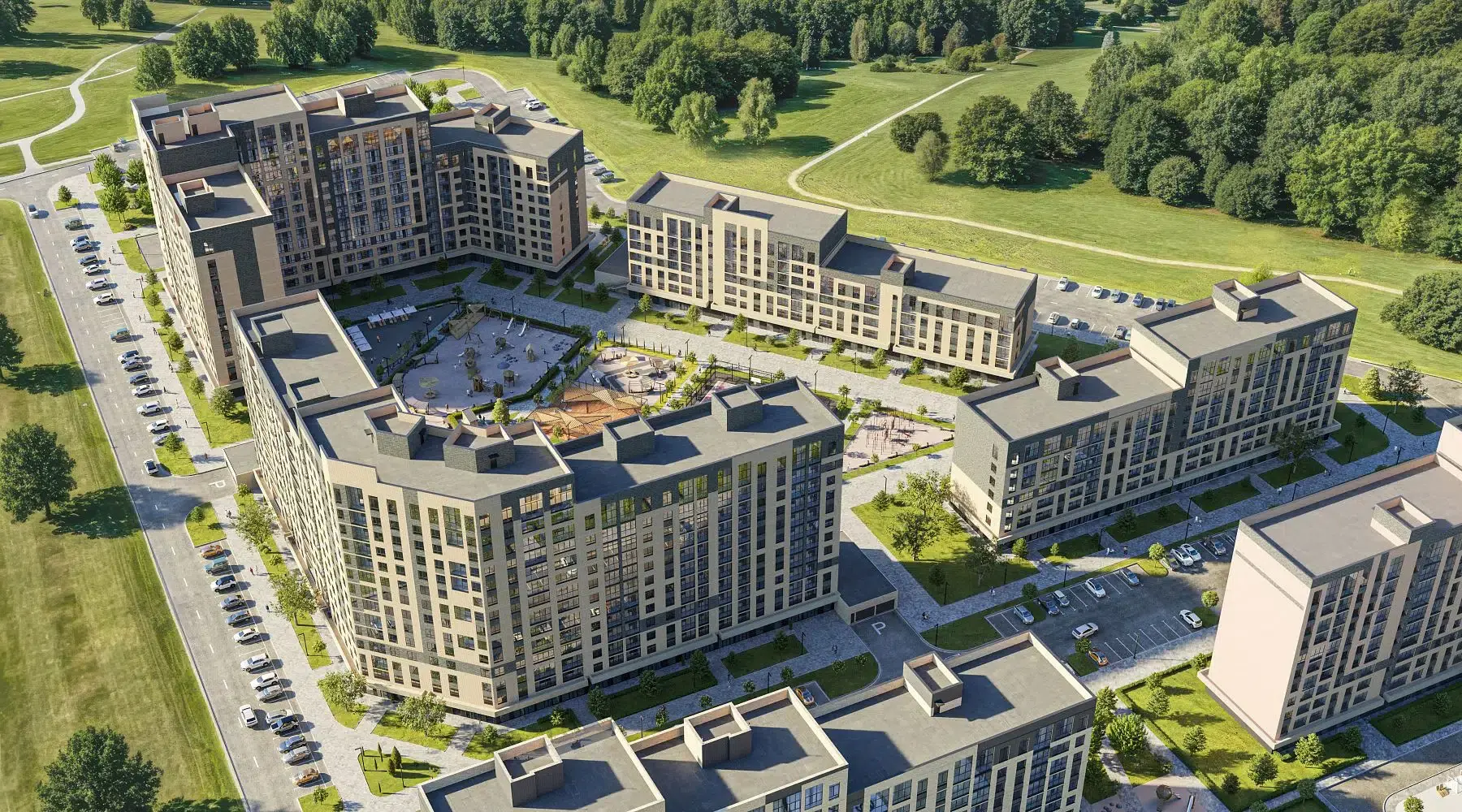 Новостройка: Звезды от застройщика Метрикс Develoрment, Майкоп — визуализация жилого комплекса (фото 2)