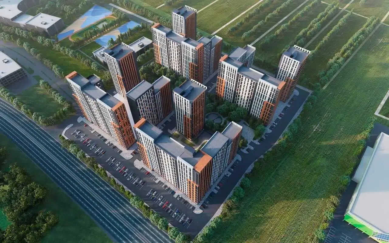 Новостройка: Первый от застройщика ЮгСтройИнвест, Татарка с. — визуализация жилого комплекса (фото 2)