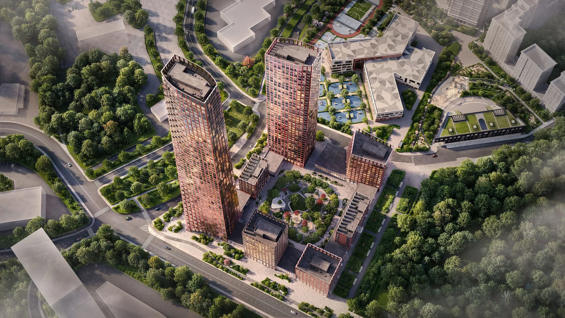 Новостройка: Сезар Будущее от застройщика Sezar Group, Хорошевский — визуализация жилого комплекса (фото 2)