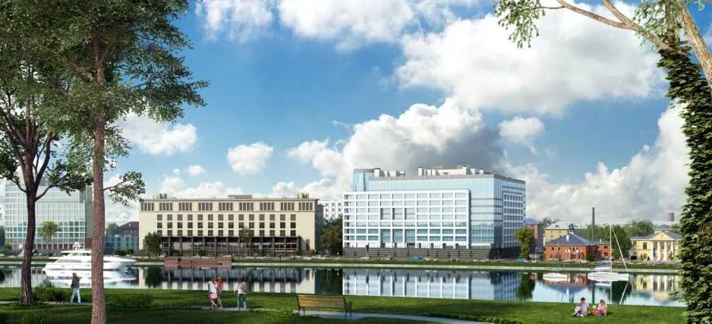 Новостройка: Дом на Грота от застройщика York Development Group, Петроградский — визуализация жилого комплекса (фото 3)