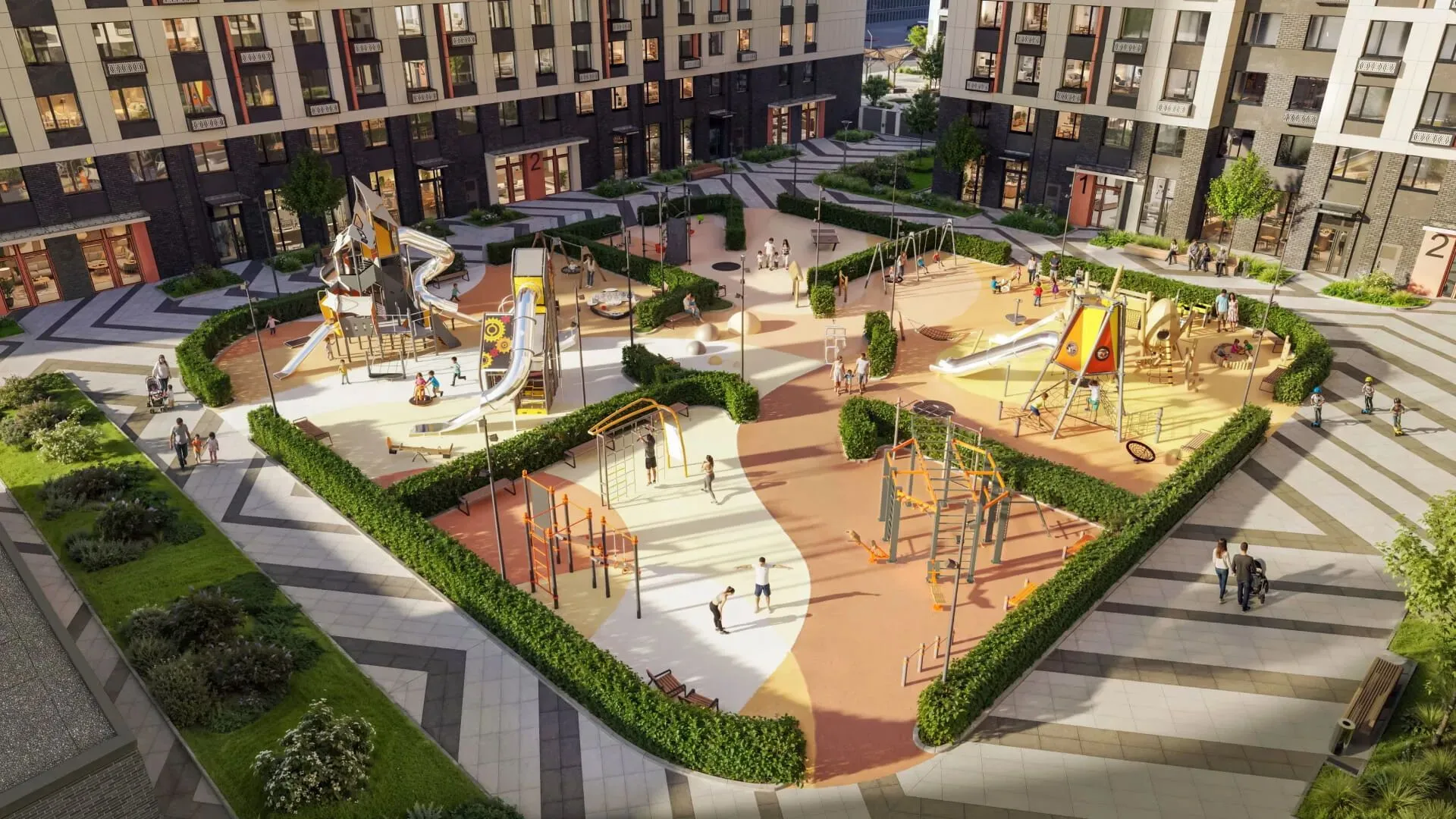 Новостройка: Городской бор от застройщика Городской бор, Серпухов г.о. — визуализация жилого комплекса (фото 10)