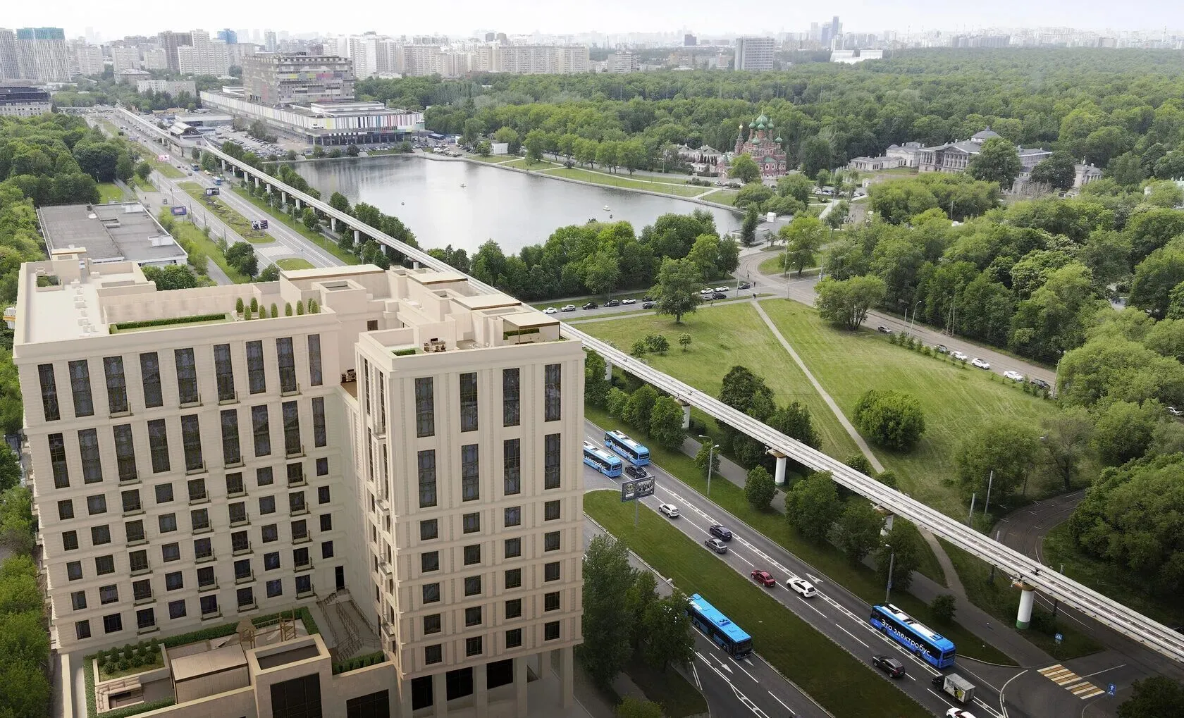 Новостройка: Королева 13 от застройщика Патек Групп, Останкинский — визуализация жилого комплекса (фото 4)