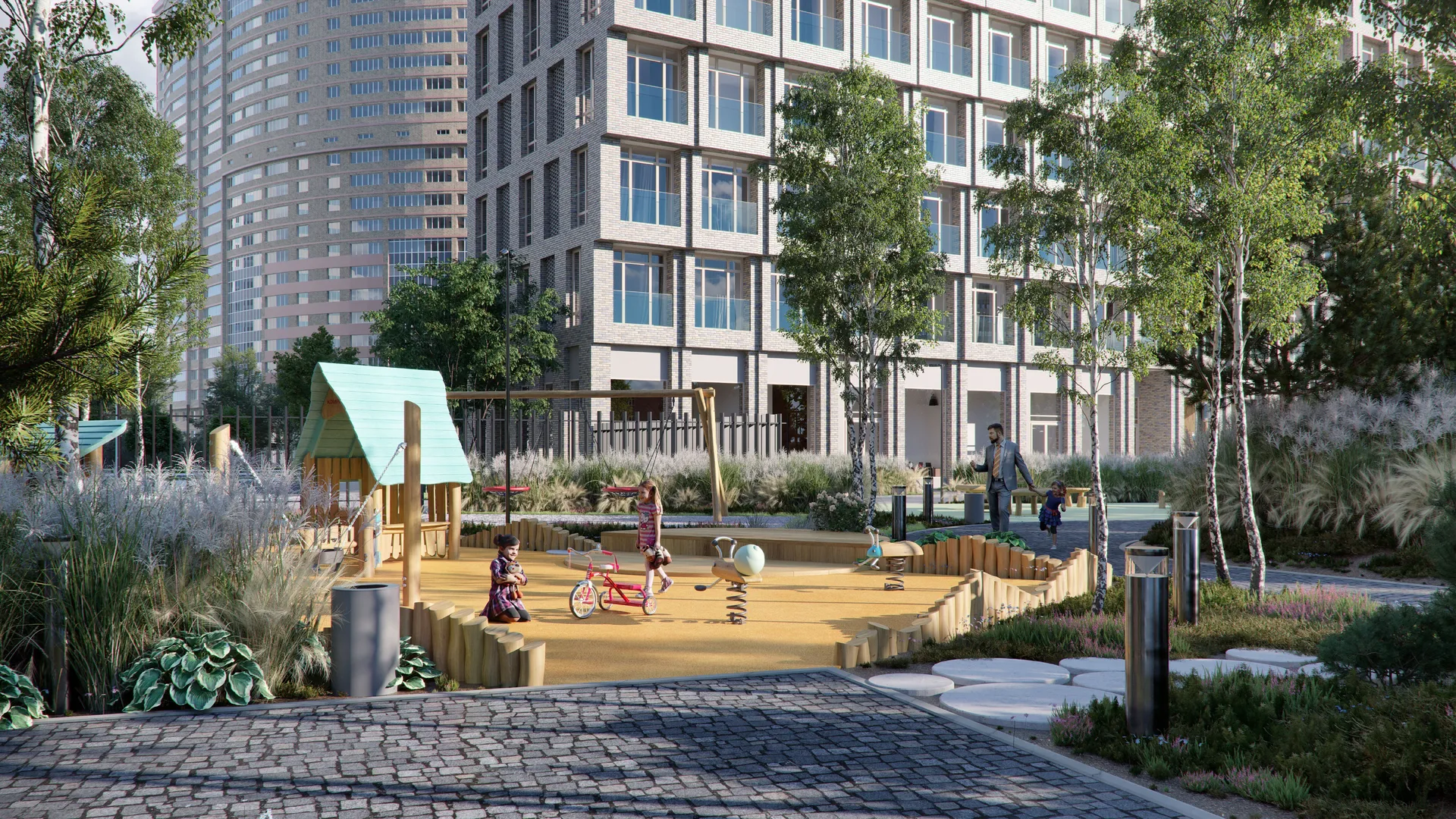 Новостройка: AFI Park Воронцовский от застройщика AFI Development, Обручевский — визуализация жилого комплекса (фото 4)