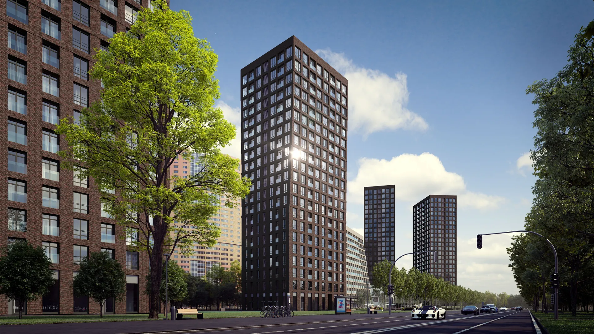 Новостройка: AFI Park Воронцовский от застройщика AFI Development, Обручевский — визуализация жилого комплекса (фото 8)