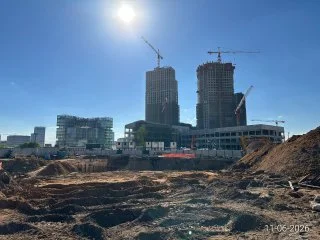 Ход строительства новостройки Сезар Будущее от застройщика Sezar Group: фото за Июнь,2026 — (фото 1)