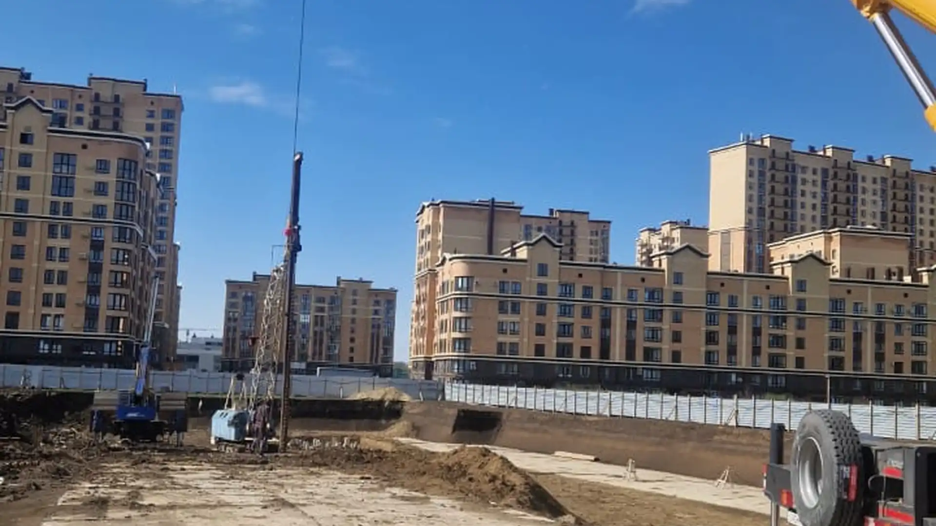 Ход строительства новостройки Фруктовый сад от застройщика Магнум Девелопмент: фото за Апрель,2025 — (фото 1)