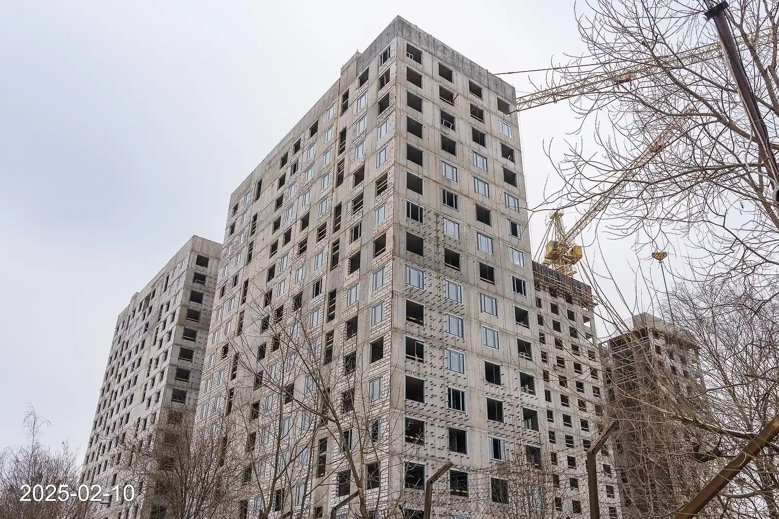 Ход строительства новостройки Avenue Apart Pulkovo от застройщика Эталон: фото за Февраль,2025 — (фото 1)