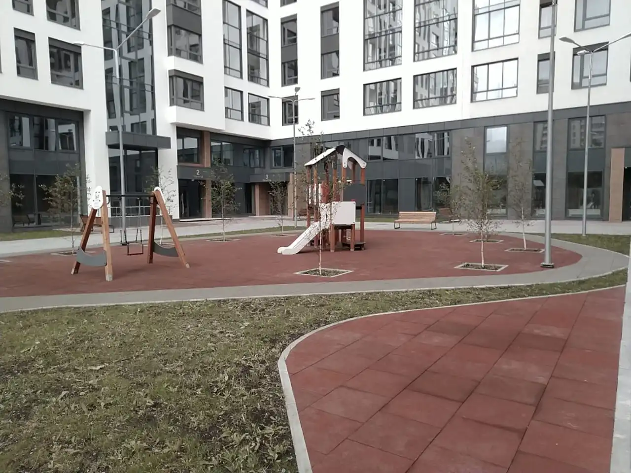 Ход строительства новостройки Квартал Западный от застройщика Самолет: фото за Август,2019 — (фото 1)