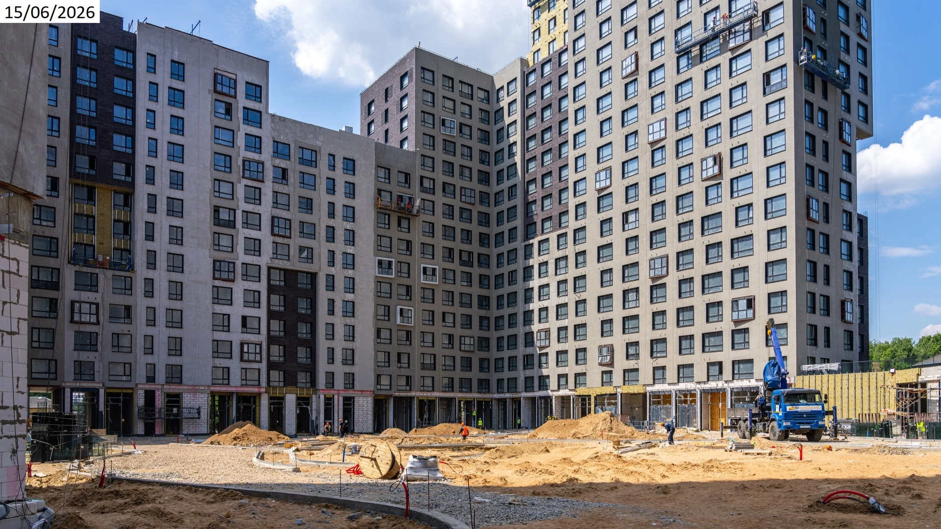 Ход строительства новостройки Страна Парковая от застройщика Страна Девелопмент: фото за Июнь,2026 — (фото 1)
