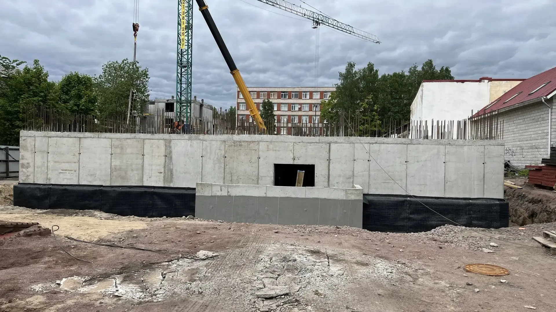 Ход строительства новостройки Атмосфера Выборга от застройщика Атмосфера: фото за Июнь,2026 — (фото 1)