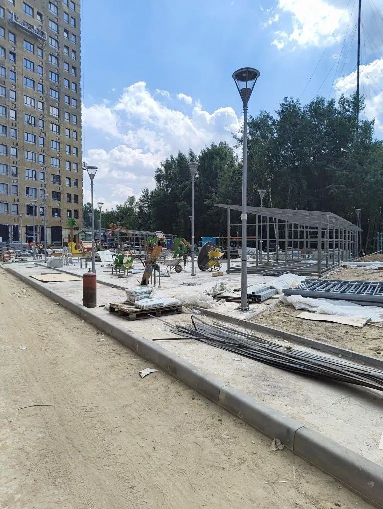 Ход строительства новостройки Куркино от застройщика Куркинский Проект: фото за Июль,2026 — (фото 1)