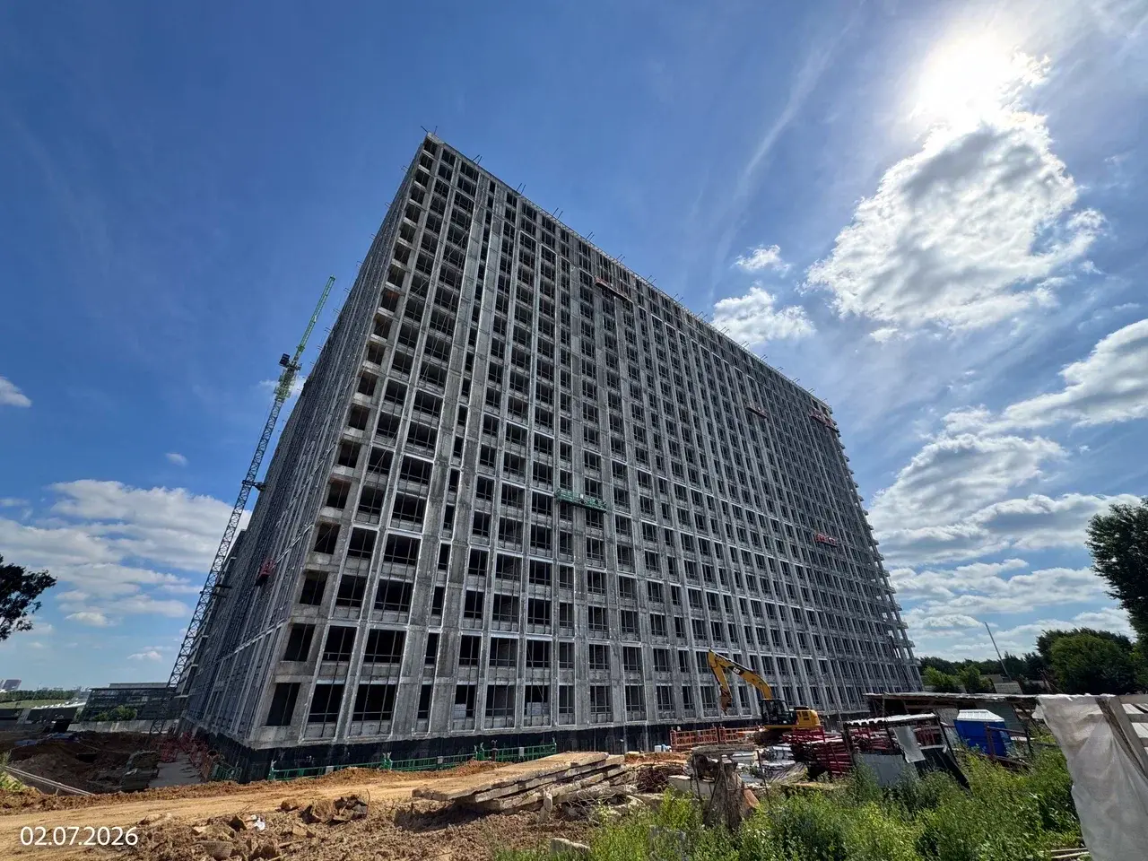 Ход строительства новостройки Стеллар Сити от застройщика Tashir Estate: фото за Июль,2026 — (фото 1)