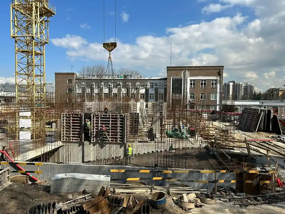 Ход строительства новостройки Avenue Apart Pulkovo от застройщика Эталон: фото за Май,2024 — (фото 1)