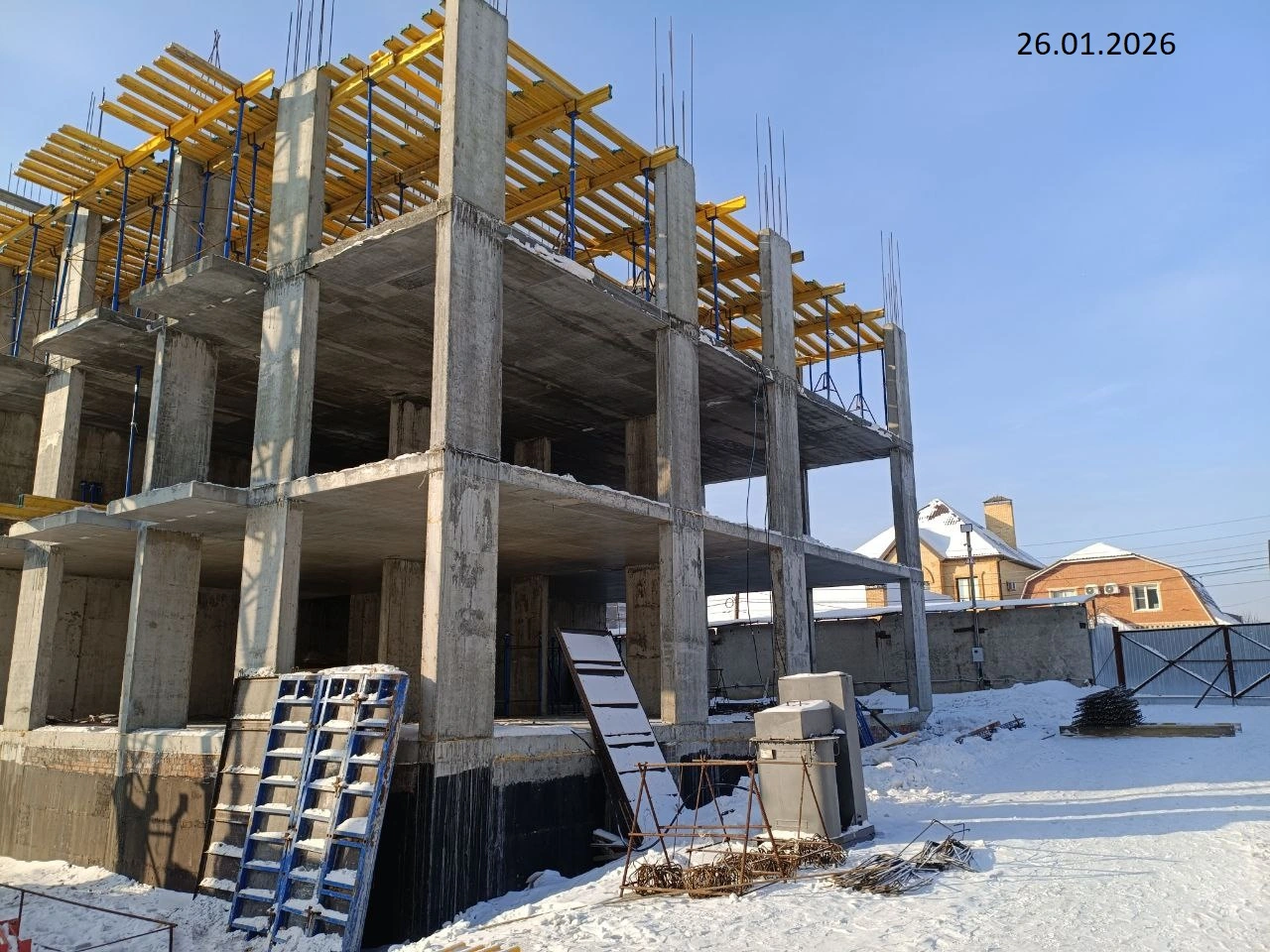 Ход строительства новостройки По улице 2-я Дачная от застройщика Вита на Дачной: фото за Январь,2026 — (фото 1)