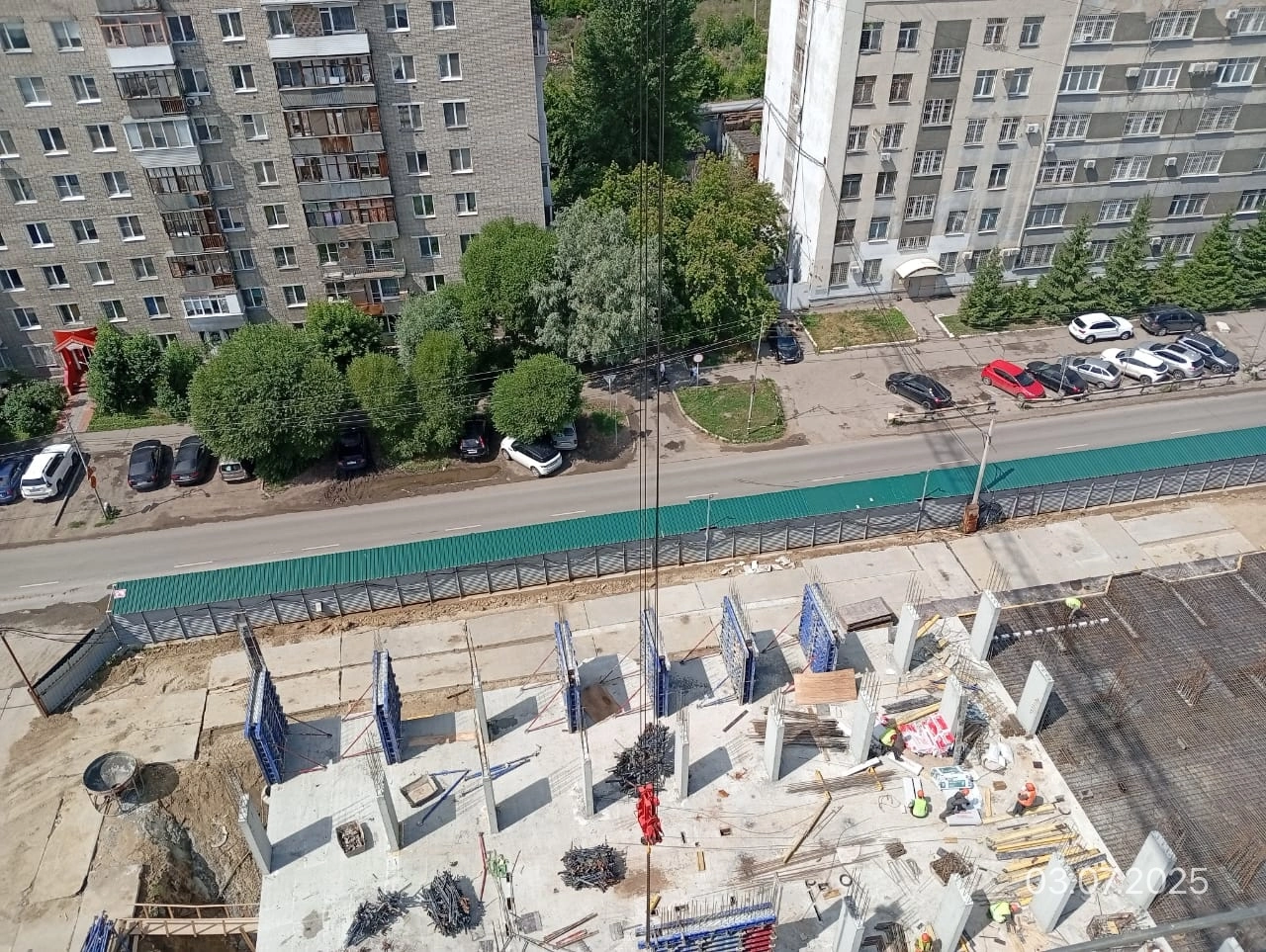Ход строительства новостройки Клубный дом на Пушкина от застройщика Нордстрой: фото за Июль,2025 — (фото 1)