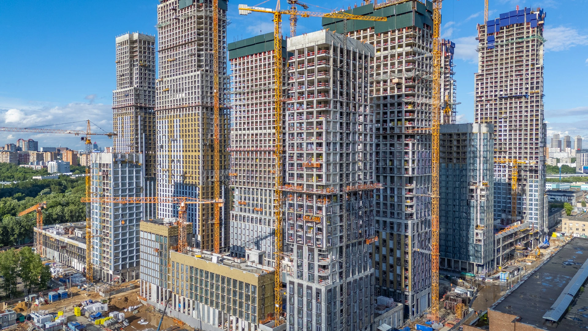 Ход строительства новостройки Сет от застройщика MR Group: фото за Июнь,2026 — (фото 1)