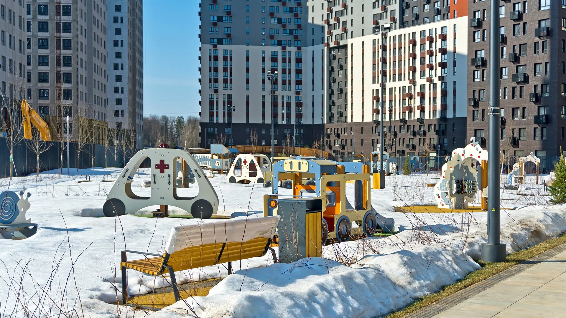 Ход строительства новостройки Первый Московский от застройщика Абсолют Недвижимость: фото за Март,2026 — (фото 1)