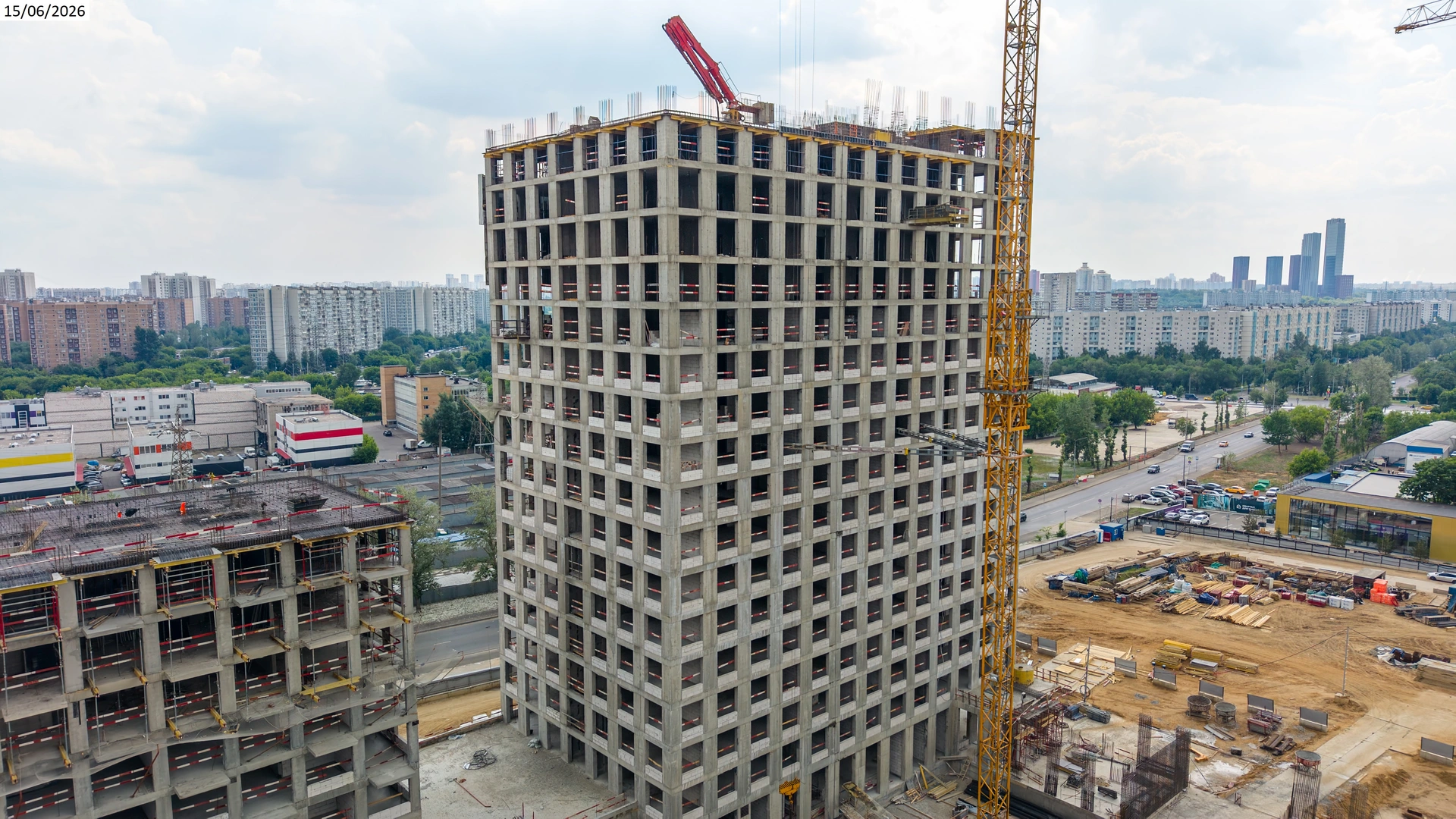 Ход строительства новостройки Страна. Заречная от застройщика Страна Девелопмент: фото за Июнь,2026 — (фото 1)