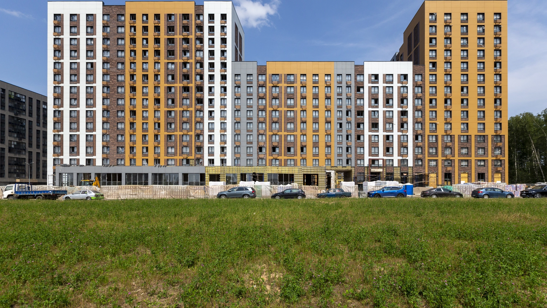 Ход строительства новостройки Эко Бунино от застройщика Самолет: фото за Июль,2023 — (фото 1)