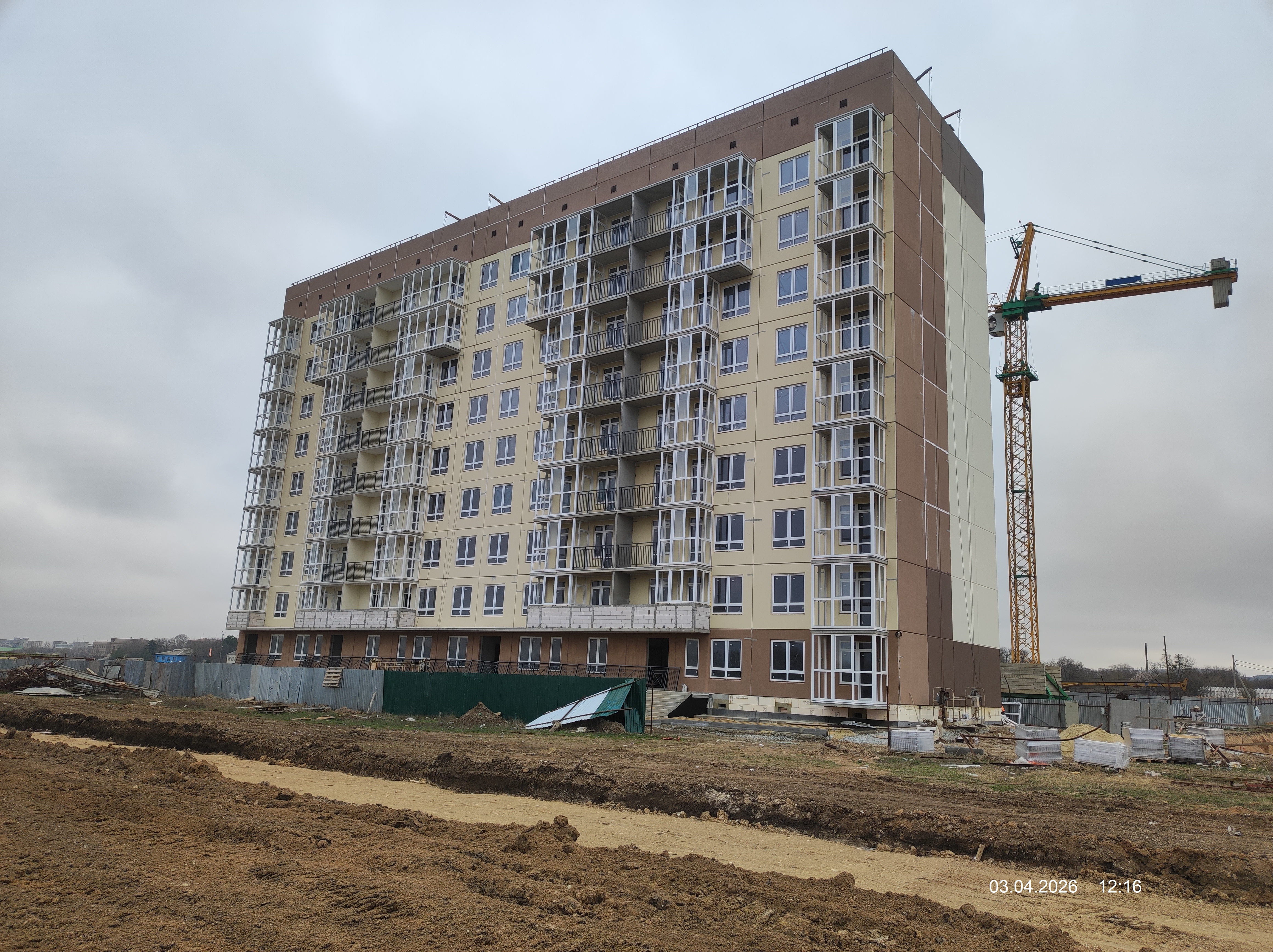 Ход строительства новостройки Импульс от застройщика Спутник: фото за Апрель,2026 — (фото 1)