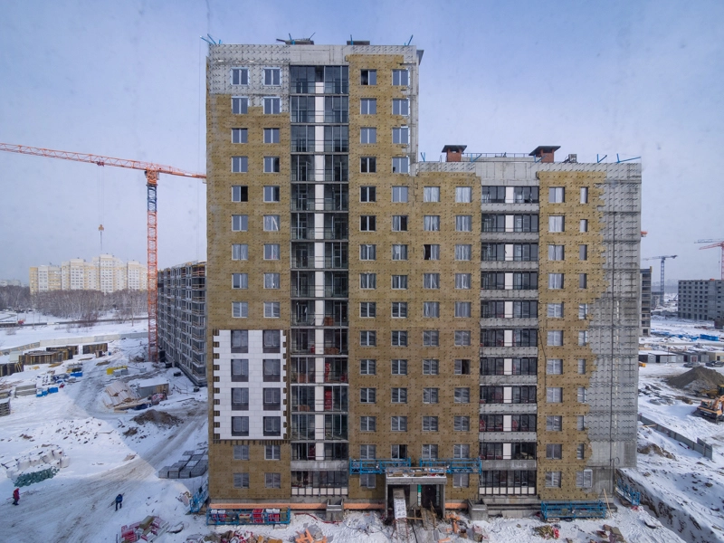 Ход строительства новостройки Зеленая Река от застройщика Эталон: фото за Апрель,2024 — (фото 1)