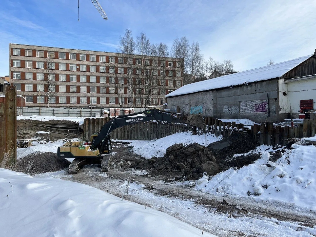 Ход строительства новостройки Атмосфера Выборга от застройщика Атмосфера: фото за Март,2026 — (фото 1)