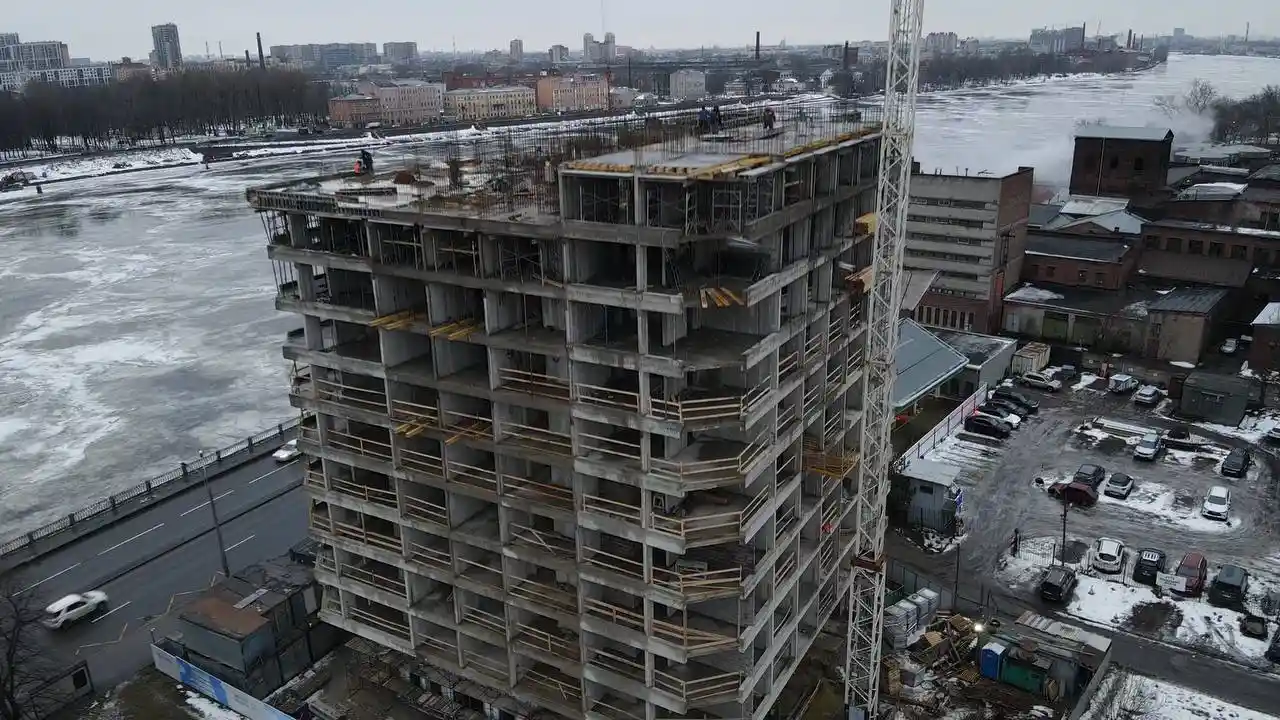 Ход строительства новостройки Лайф Апарт Октябрьская от застройщика MLD Group: фото за Декабрь,2024 — (фото 1)