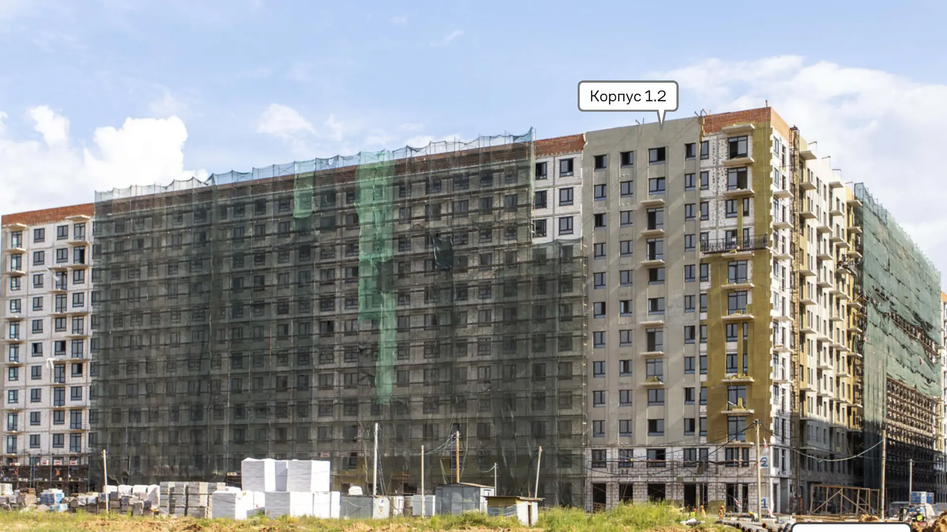 Ход строительства новостройки Пятницкие Луга от застройщика Самолет: фото за Июль,2023 — (фото 1)