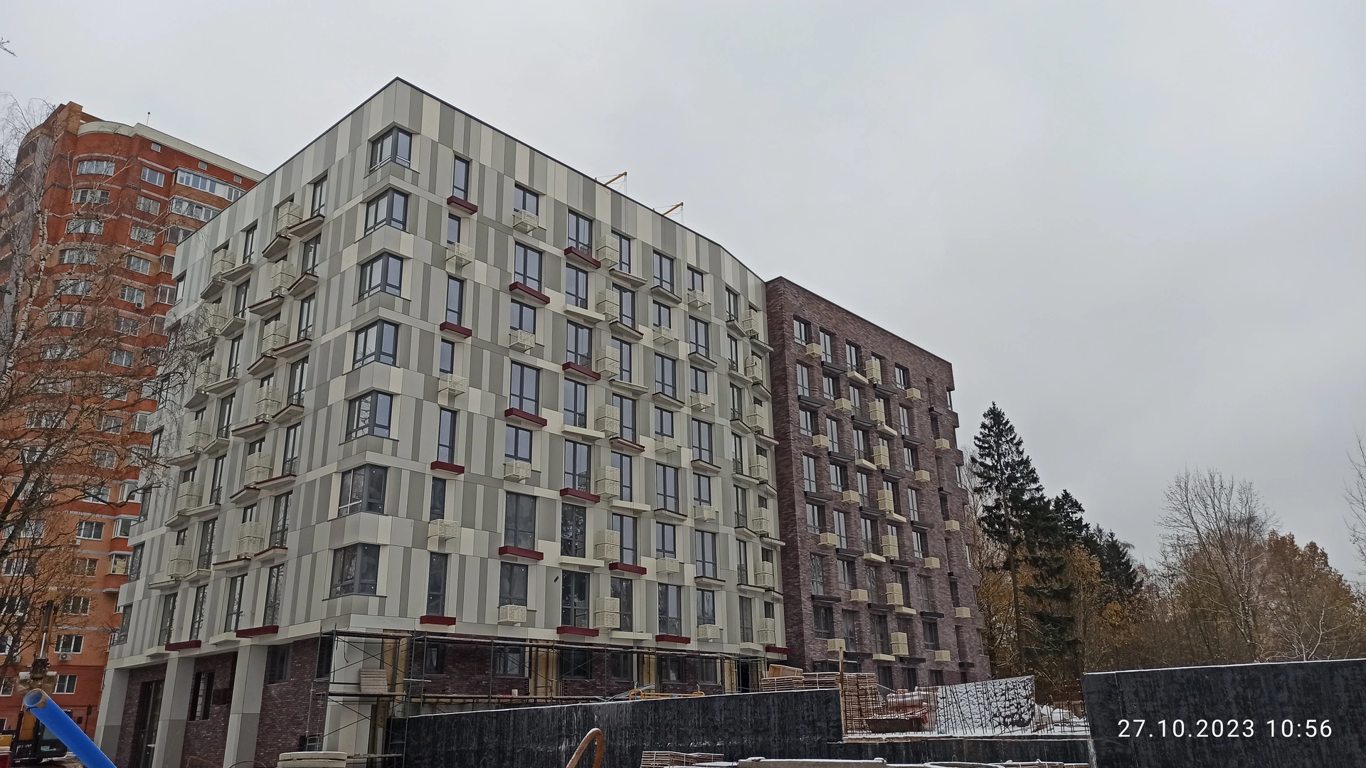 Ход строительства новостройки Фрунзенский от застройщика РКП: фото за Ноябрь,2023 — (фото 1)