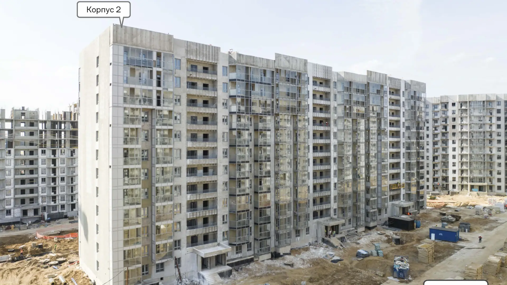 Ход строительства новостройки Егорово Парк от застройщика Самолет: фото за Май,2023 — (фото 1)