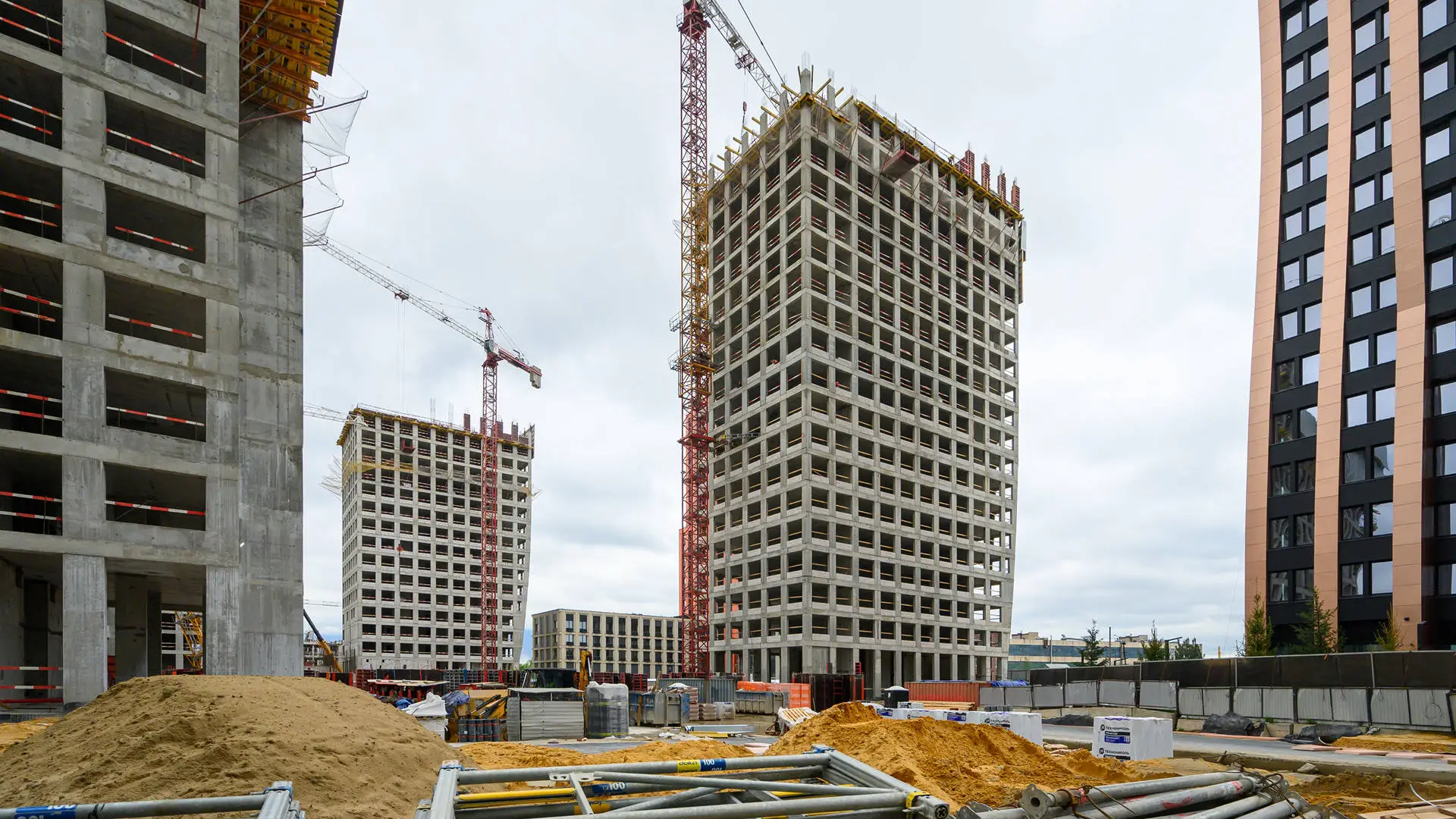 Ход строительства новостройки Левел Южнопортовая от застройщика Level Group: фото за Июнь,2026 — (фото 1)