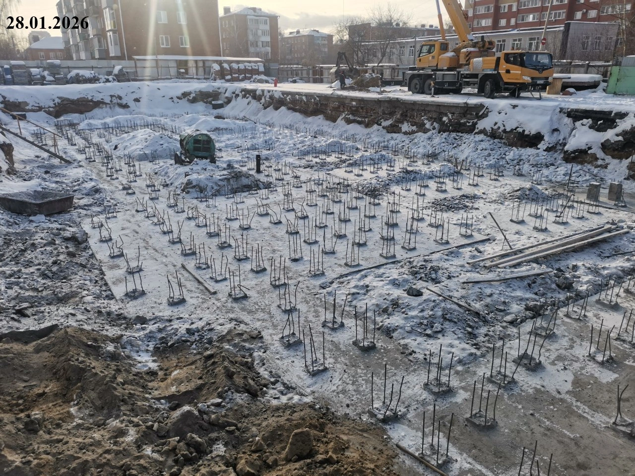 Ход строительства новостройки Дом на 6-й Линии от застройщика Вита на Дачной: фото за Январь,2026 — (фото 1)