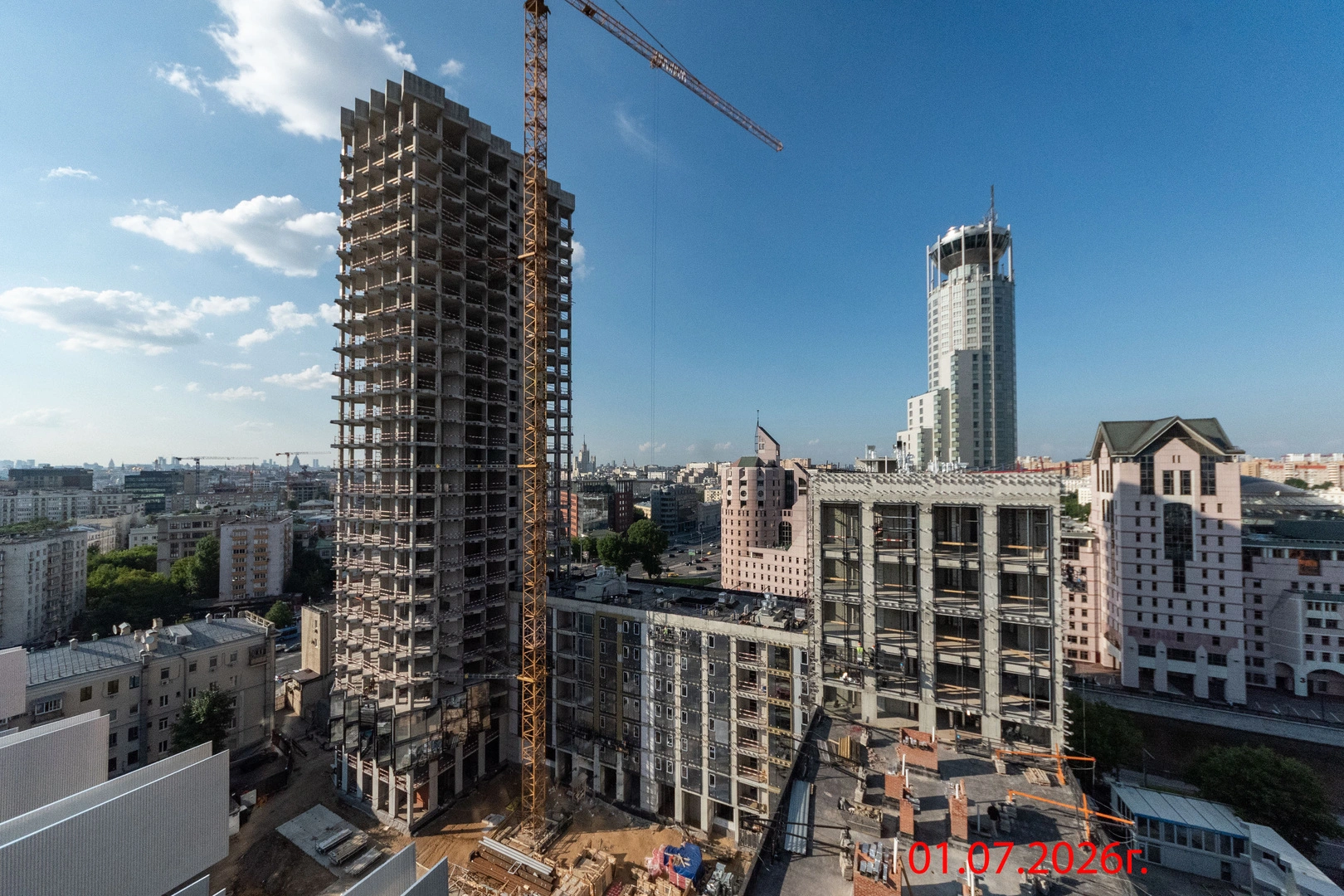 Ход строительства новостройки Монблан от застройщика Галс-Девелопмент: фото за Июль,2026 — (фото 1)