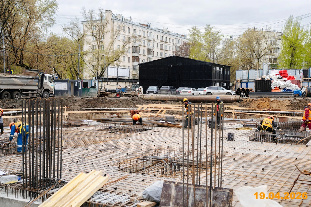 Ход строительства новостройки Пейв от застройщика Forma: фото за Апрель,2026 — (фото 1)