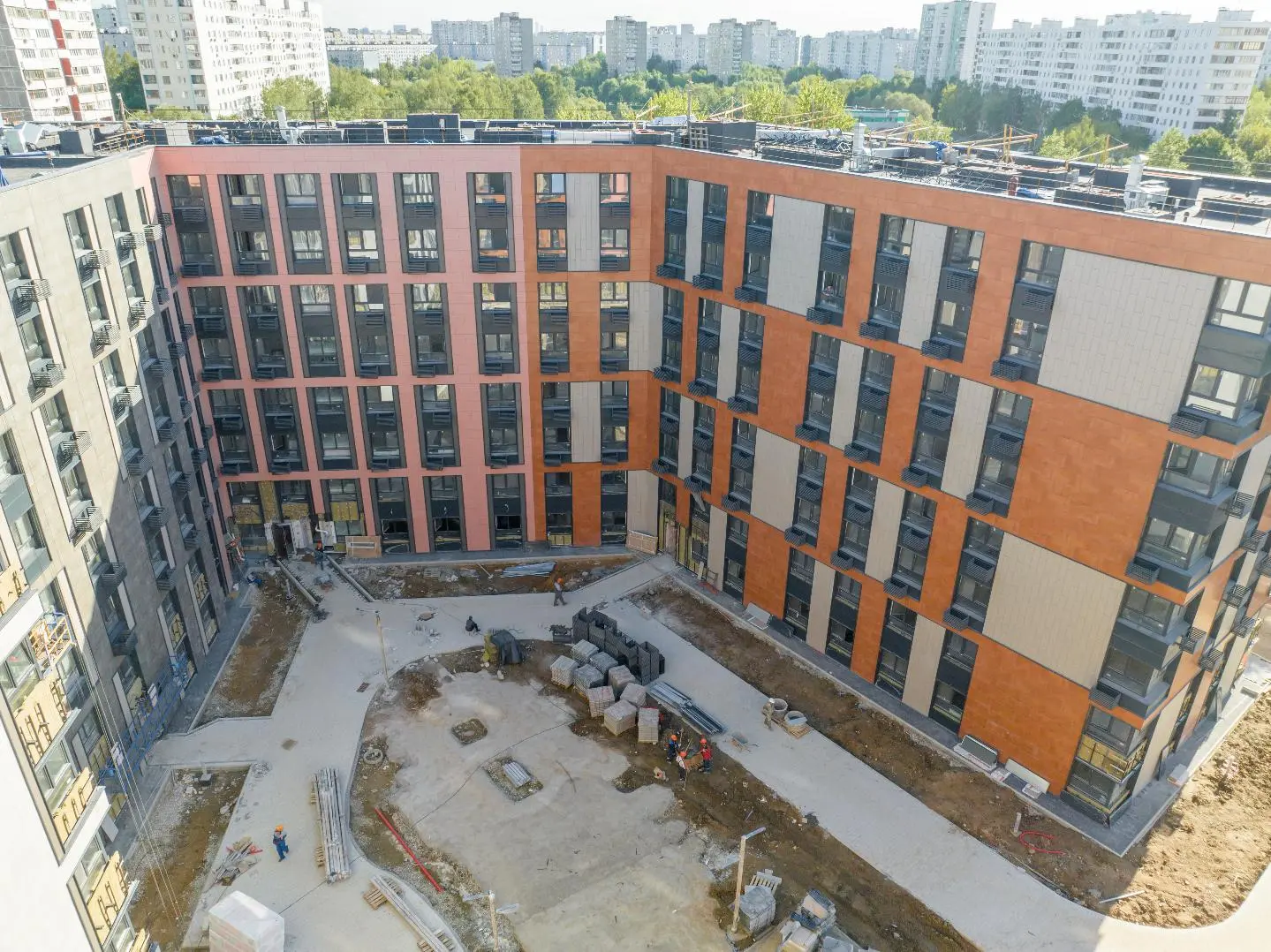 Ход строительства новостройки Clementine от застройщика СМУ-6 Инвестиции: фото за Август,2023 — (фото 1)