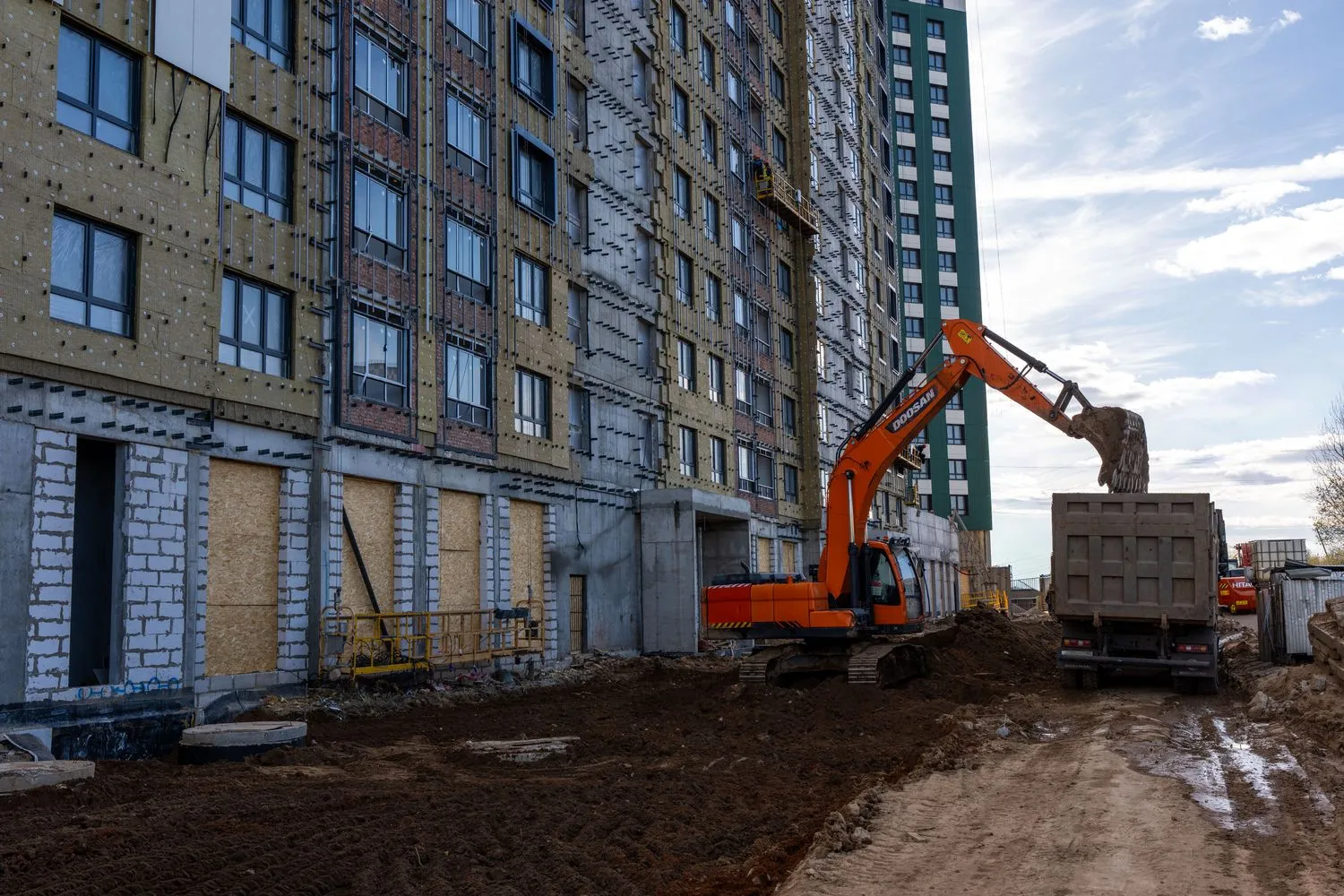 Ход строительства новостройки Белый Град от застройщика Ingrad: фото за Апрель,2026 — (фото 1)