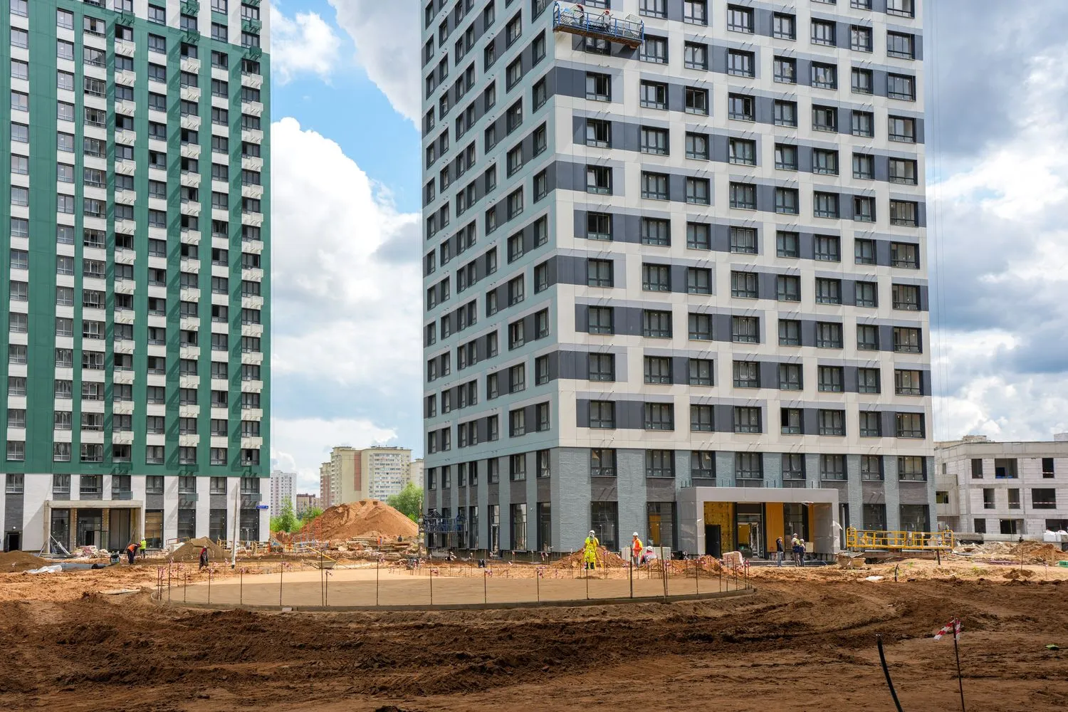 Ход строительства новостройки Белый Град от застройщика Ingrad: фото за Июль,2026 — (фото 1)