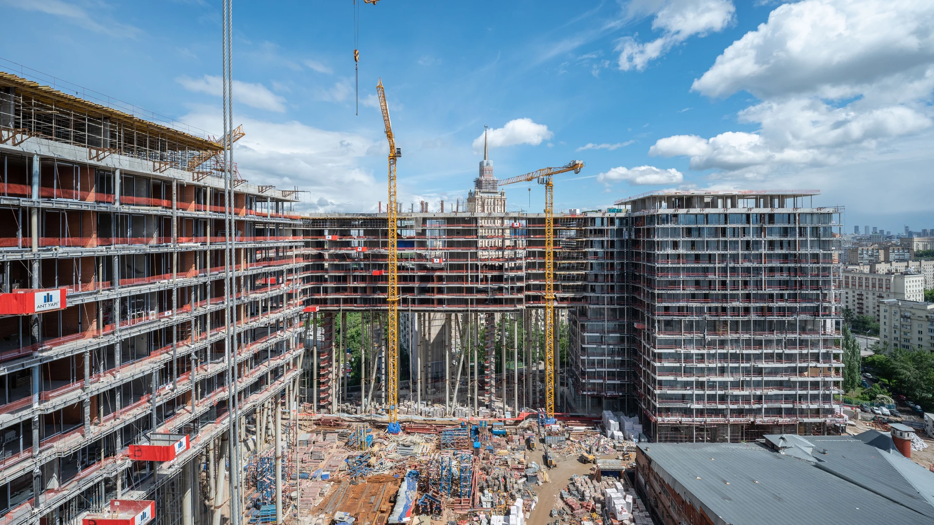 Ход строительства новостройки Бадаевский от застройщика Capital Group: фото за Июнь,2026 — (фото 1)
