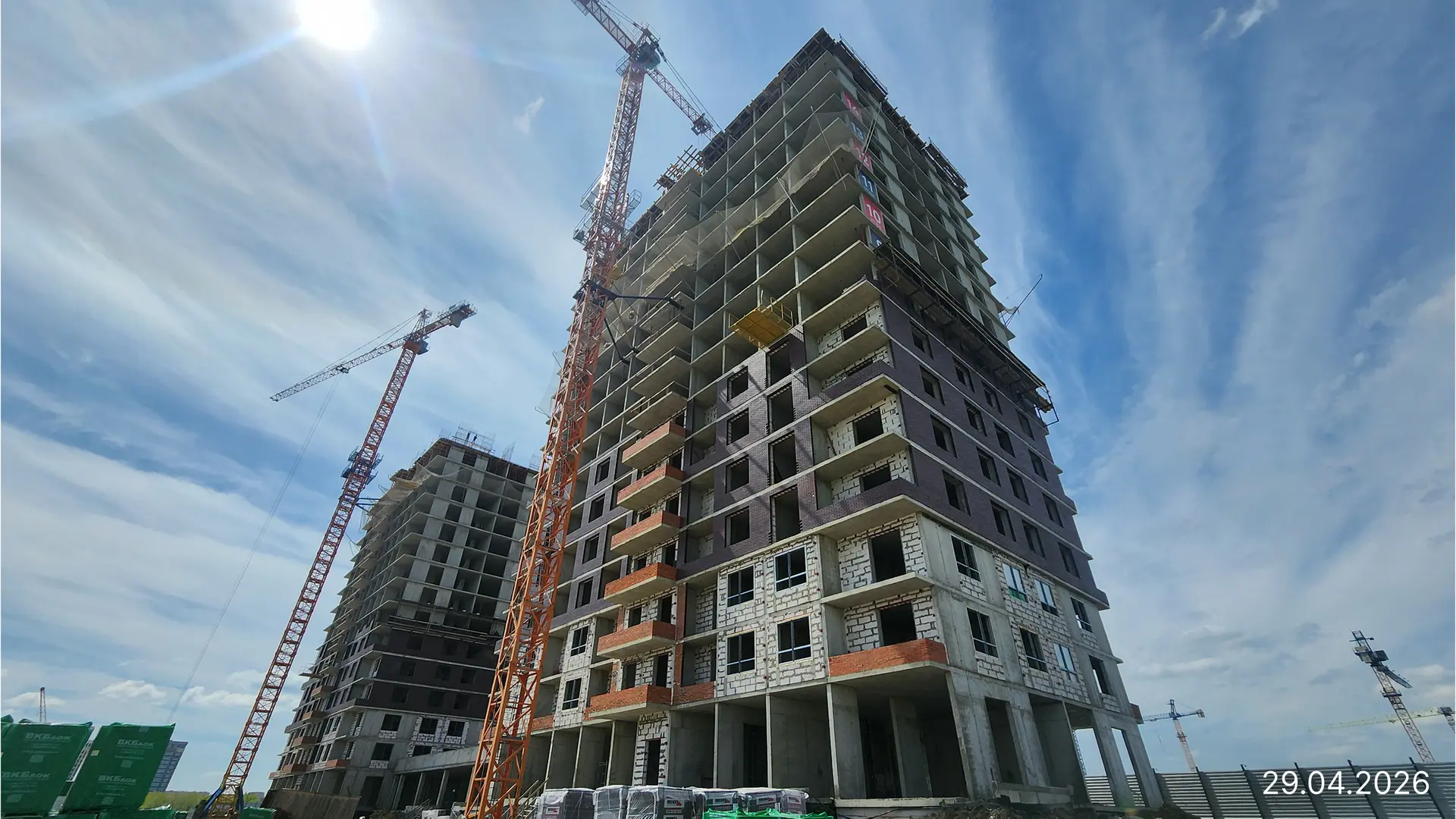 Ход строительства новостройки Кумир от застройщика Арт Group: фото за Апрель,2026 — (фото 1)