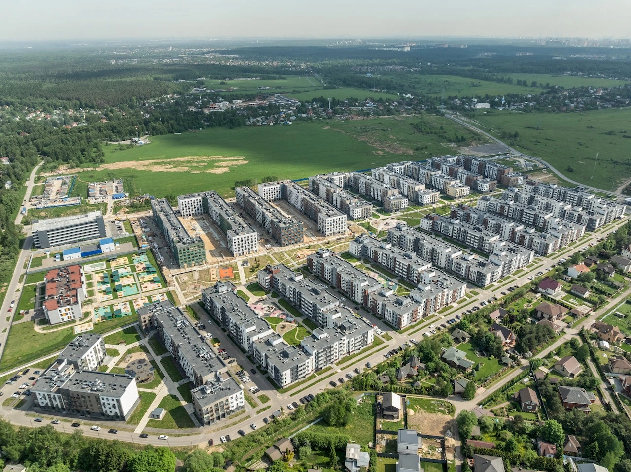 Ход строительства новостройки Равновесие от застройщика Кортрос: фото за Май,2026 — (фото 1)