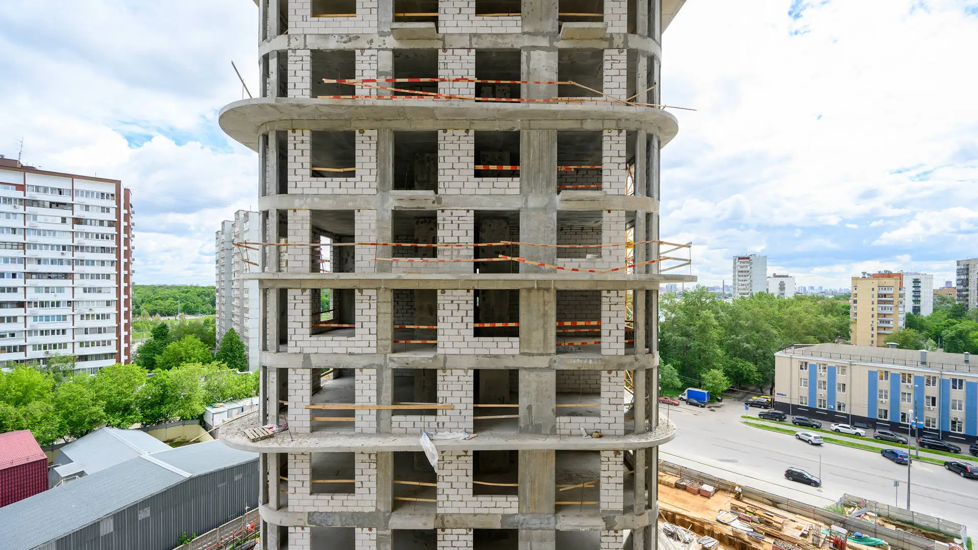 Ход строительства новостройки Уно.Соколиная гора от застройщика Основа: фото за Июнь,2026 — (фото 1)