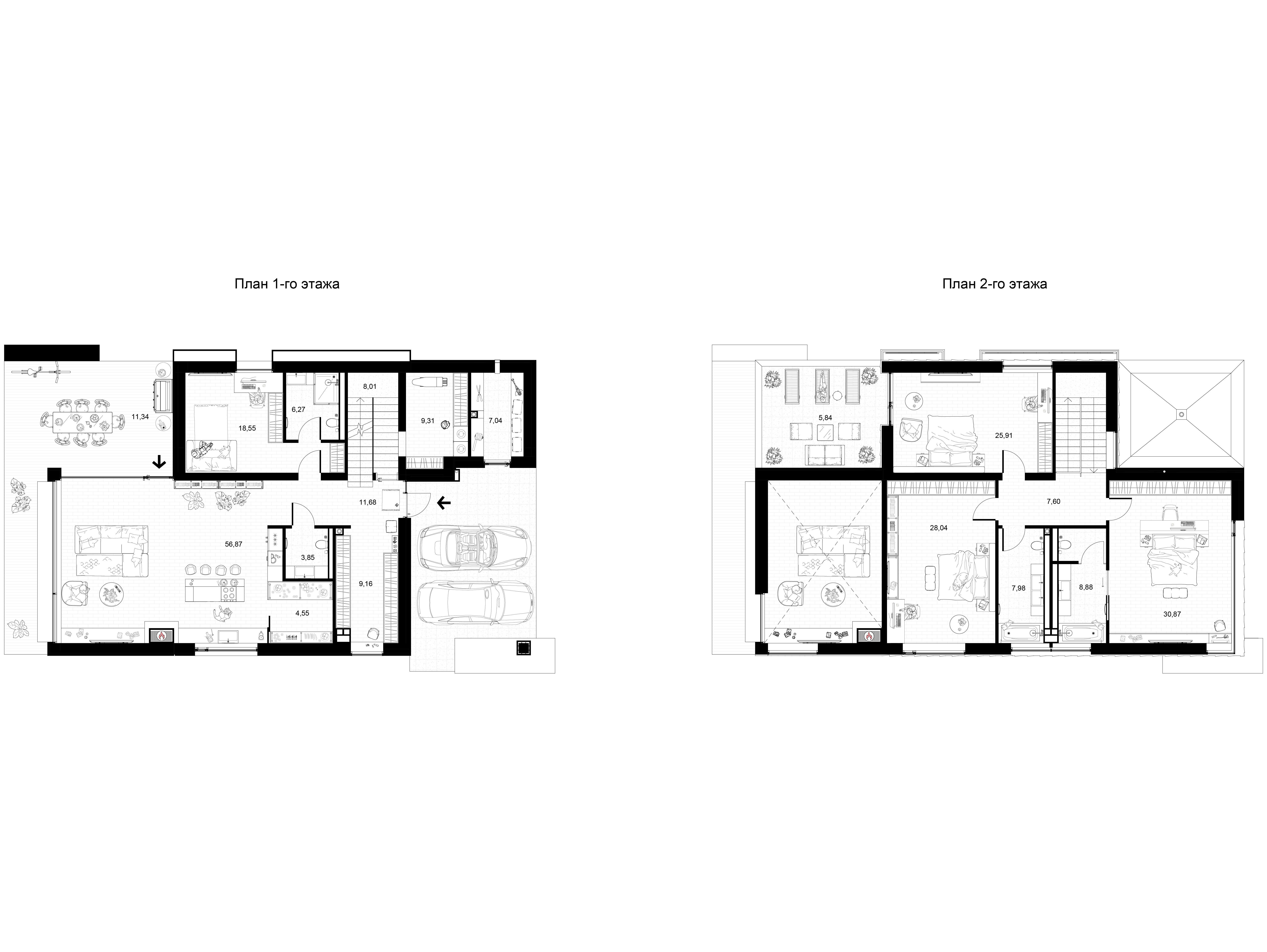 Планировка: 5-комн. квартира 263.37 м² в новостройке КП Мыс